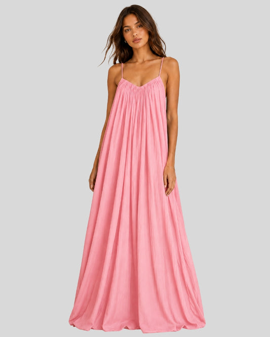 Back Flow Night Suit ( Baby Pink )