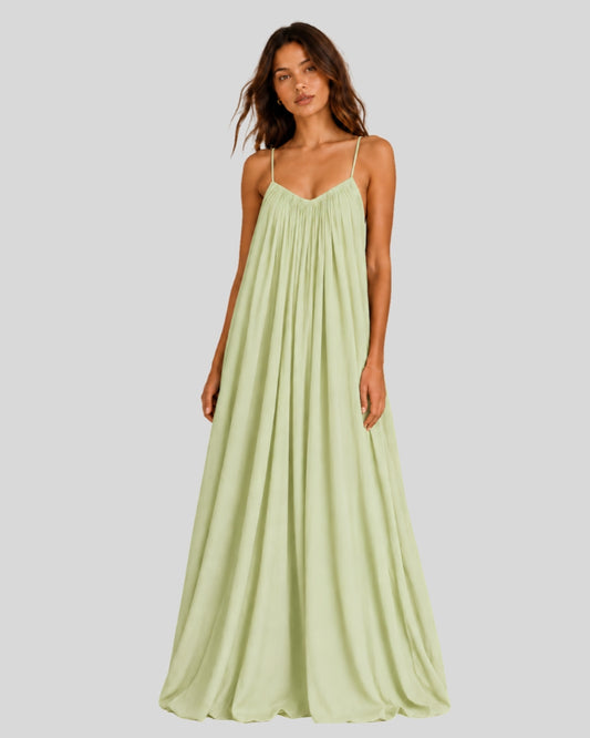 Back Flow Night Suit ( Pistachio )