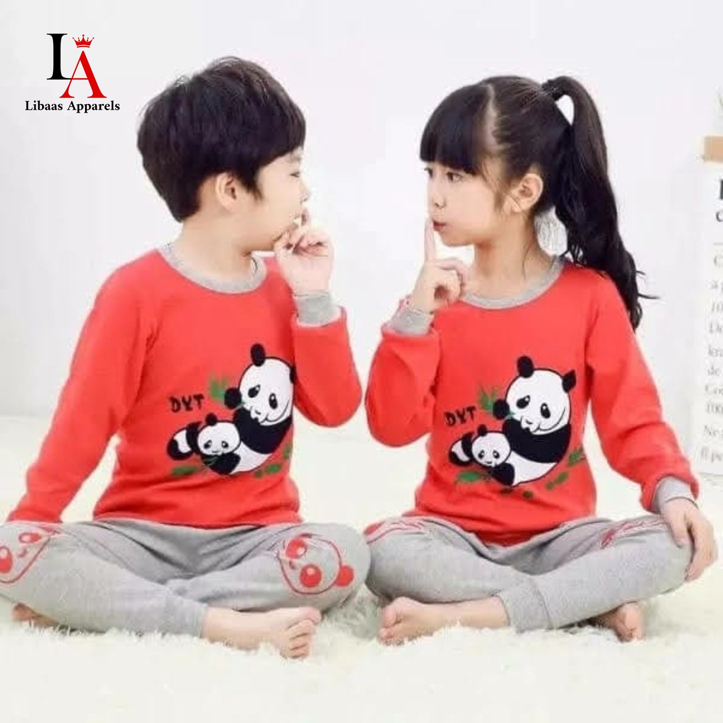 Red Panda Printed Kids Wear (Each)