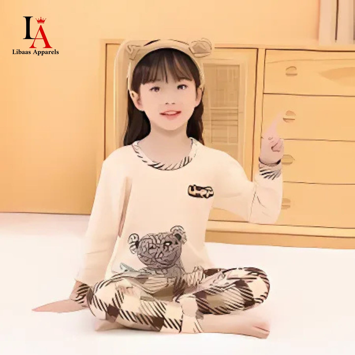Hockey Bear Printed Kids Wear (Each)