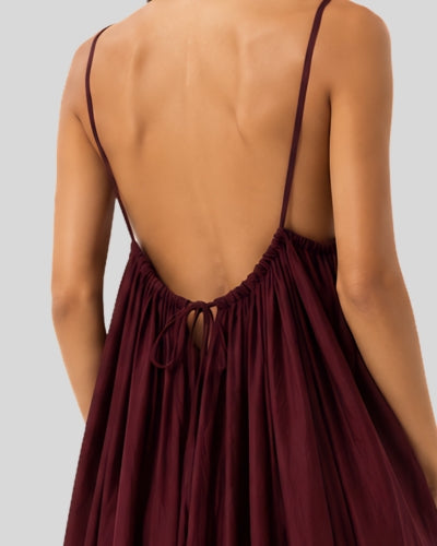 Back Flow Night Suit ( Maroon )