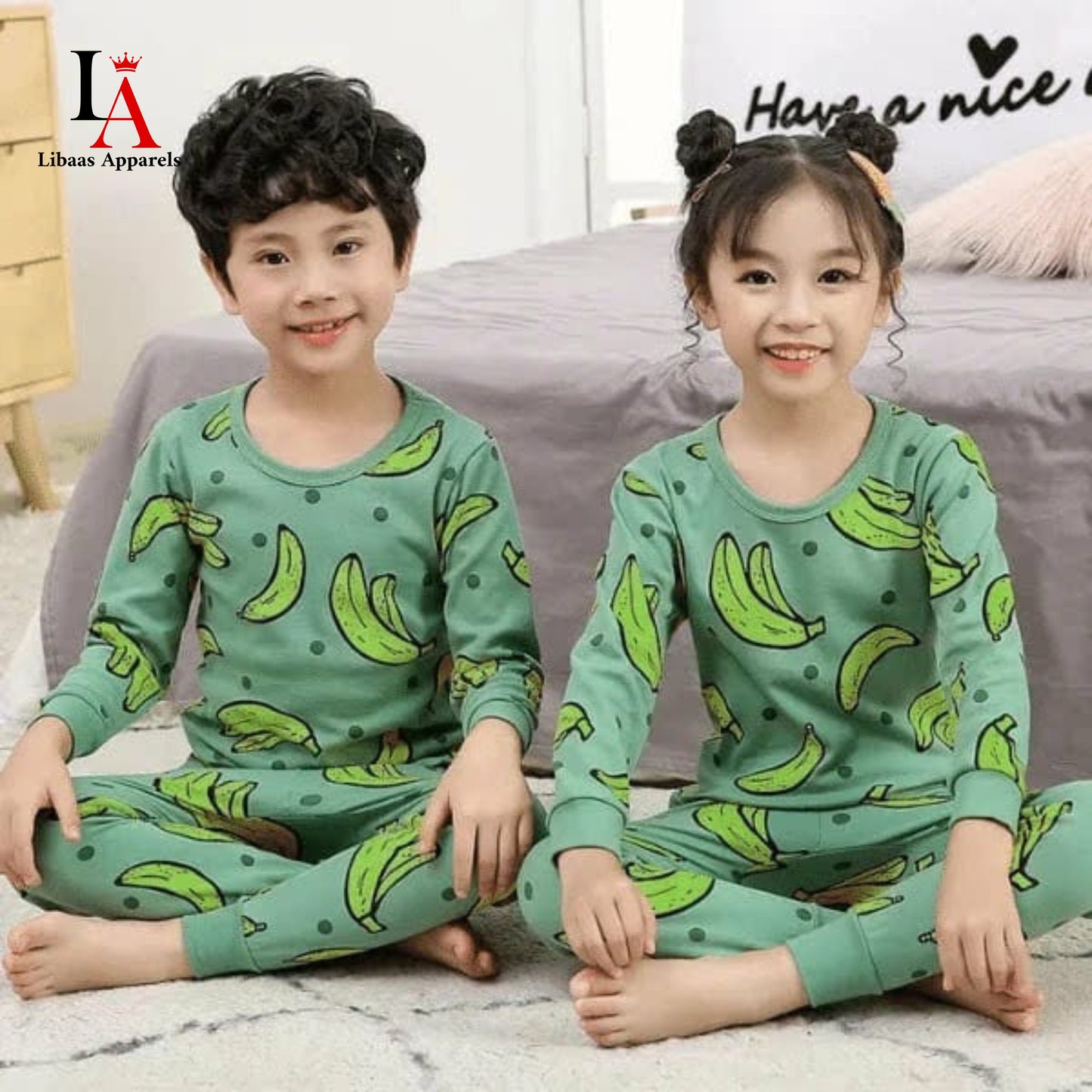 Banana Printed Kids Wear (Each)