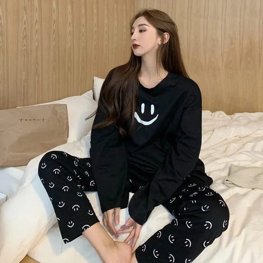 Black Smile Night Suit