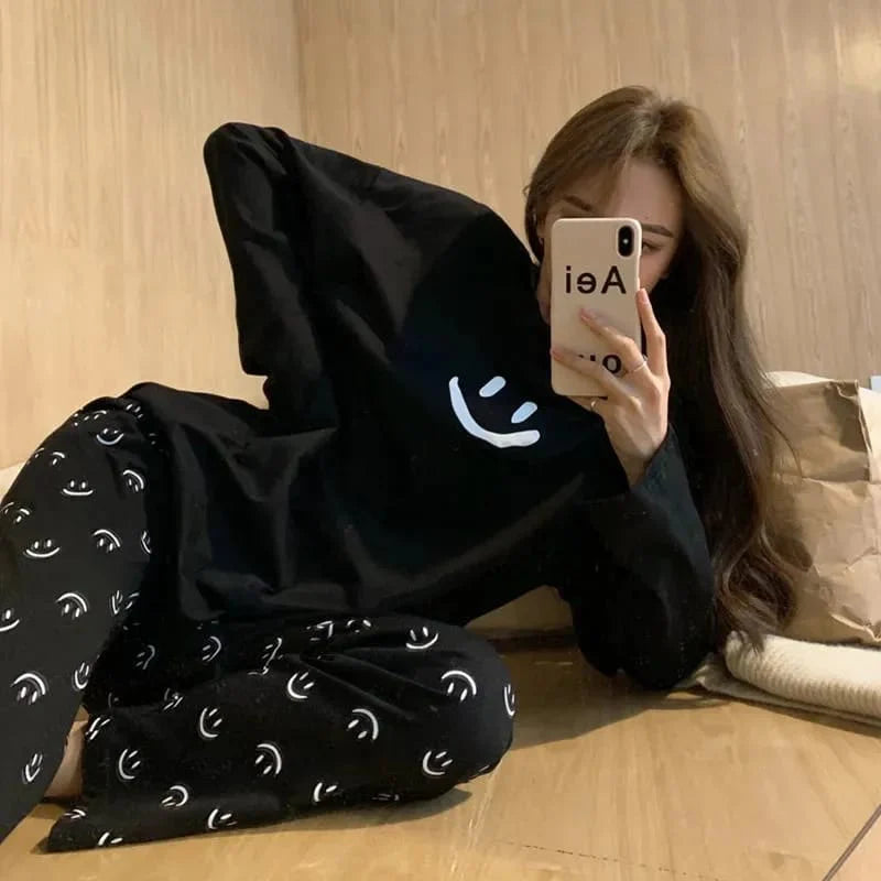 Black Smile Night Suit