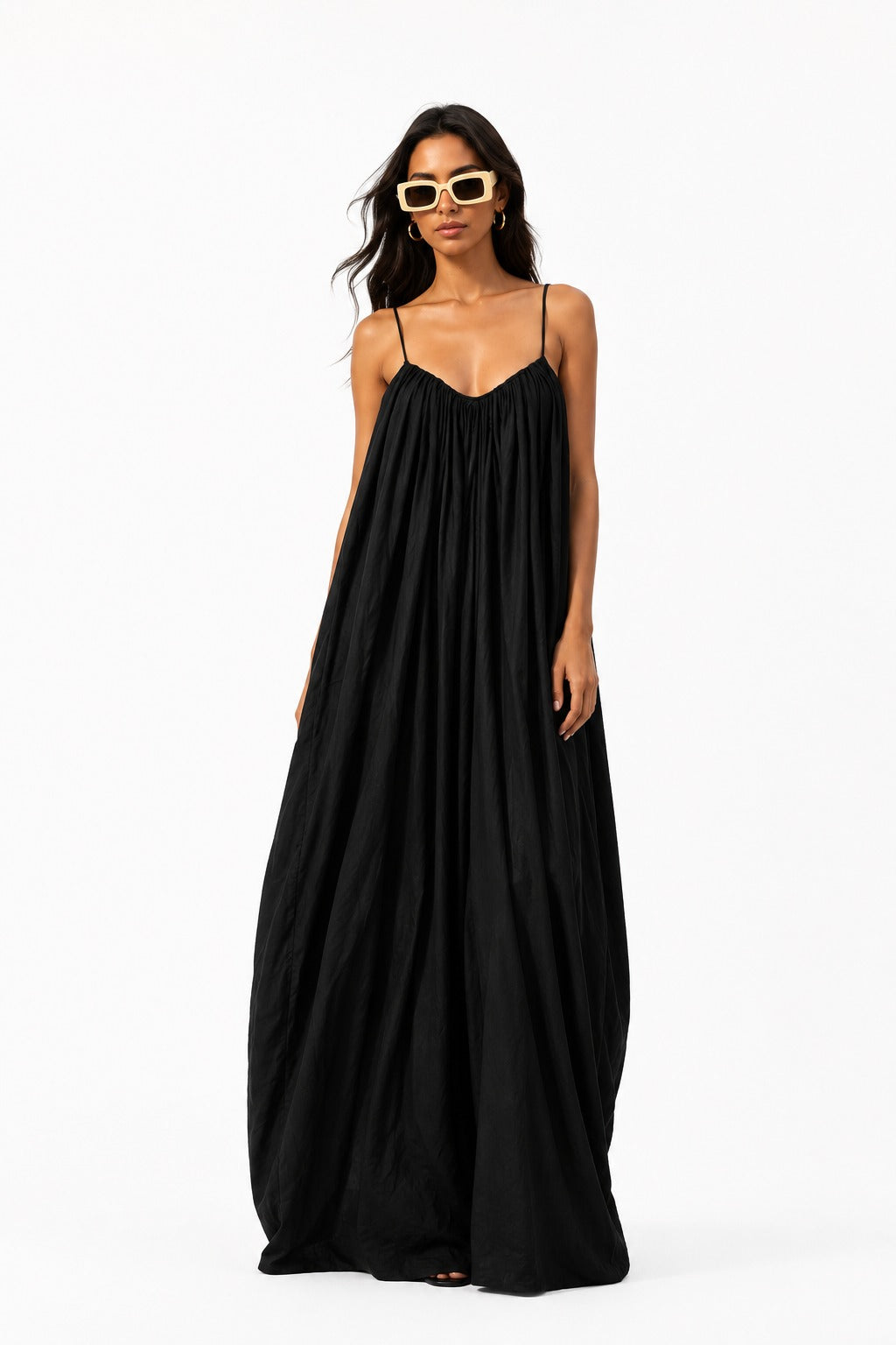 Back Flow Night Suit ( Black )