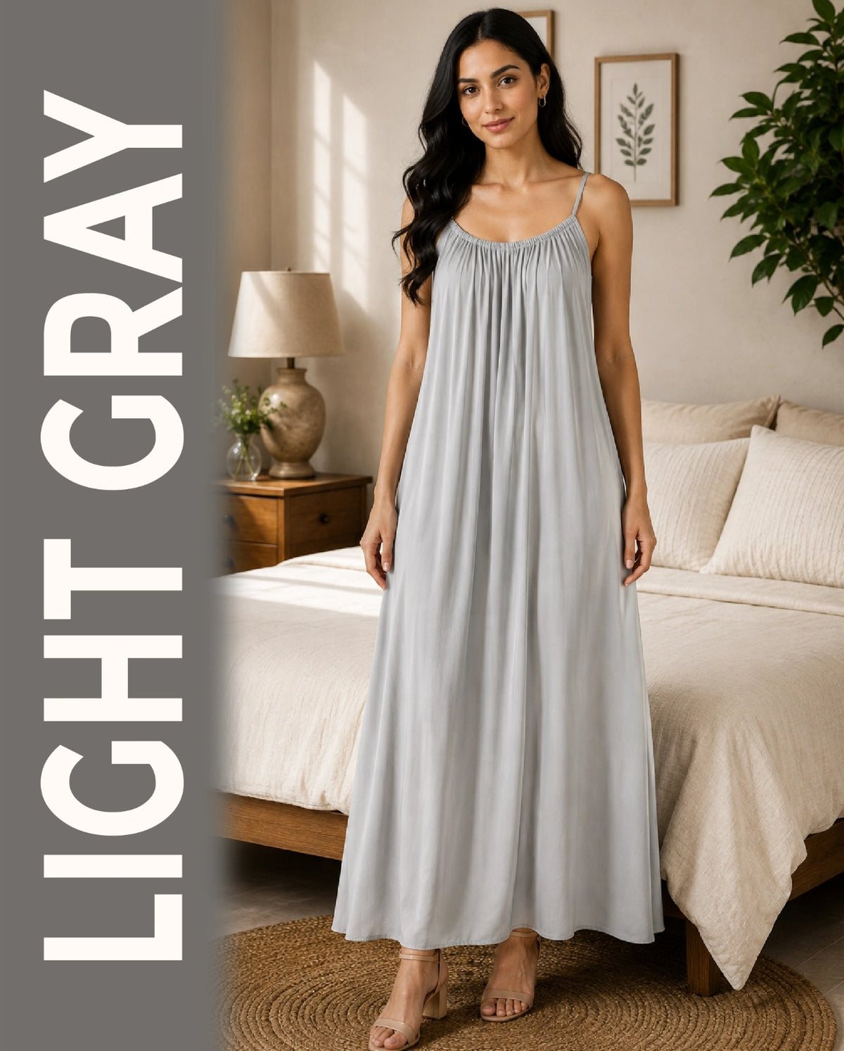 Back Flow Night Suit ( Silver Grey )
